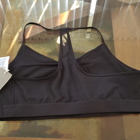 ADIDAS WOMEN'S 3 STRIPES FLORAL SPORT BRA BLACK - Picture 8 of 14